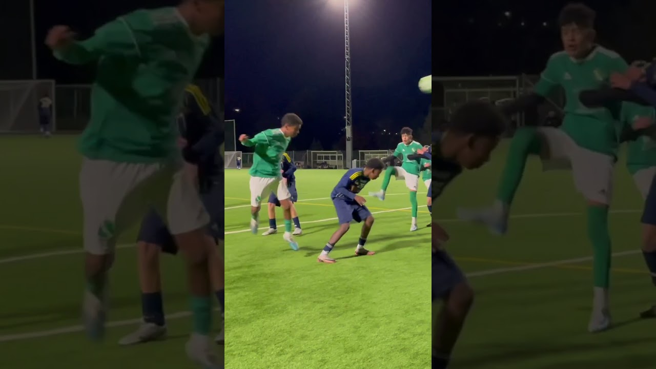 💪 Aerial Masterclass! #Football #Shorts #YouthFootball  #football