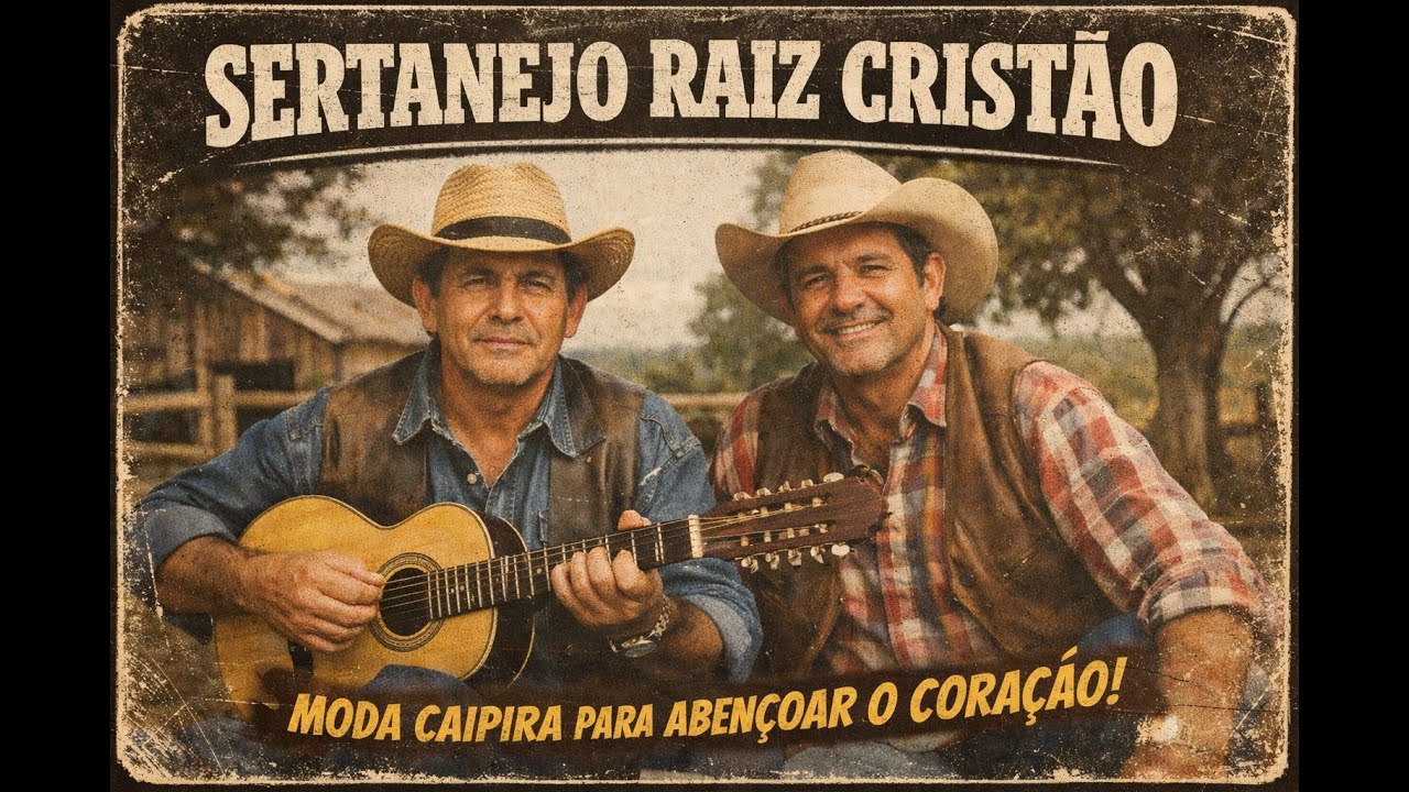 Sertanejo Raiz Cristão - Moda caipira para abençoar o coração (Remixado em 2026)