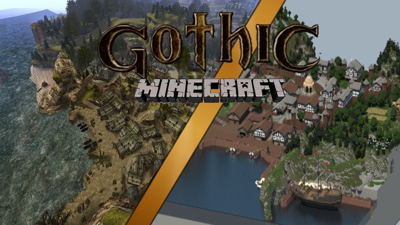 Gothic w Minecraft! | Budujemy klasztor Innosa ! (Vitrox wr&oacute;cił! :D)
