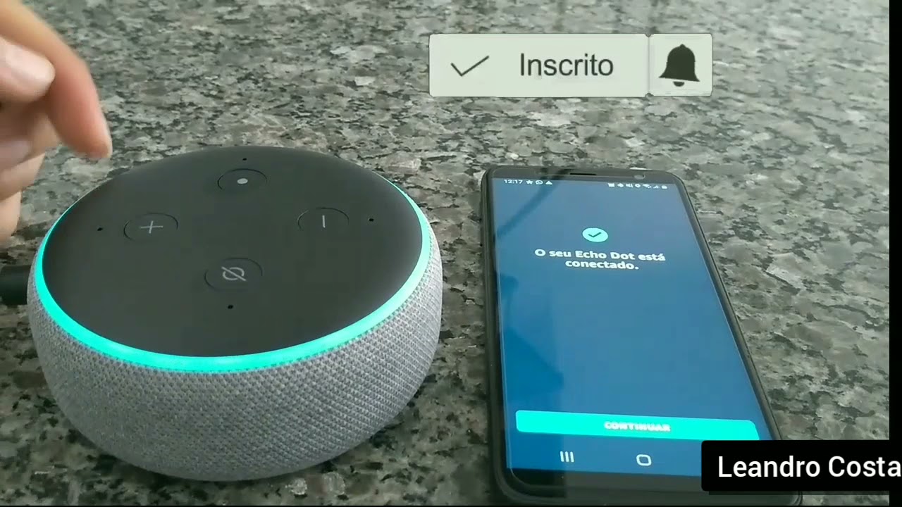 Como configurar Echo Dot  3 Passo a Passo.