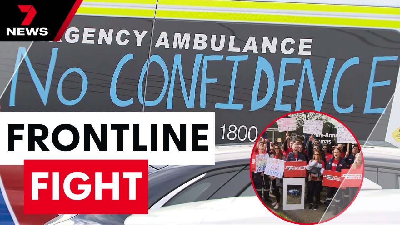 Double trouble for state government as paramedics and police take action | 7NEWS