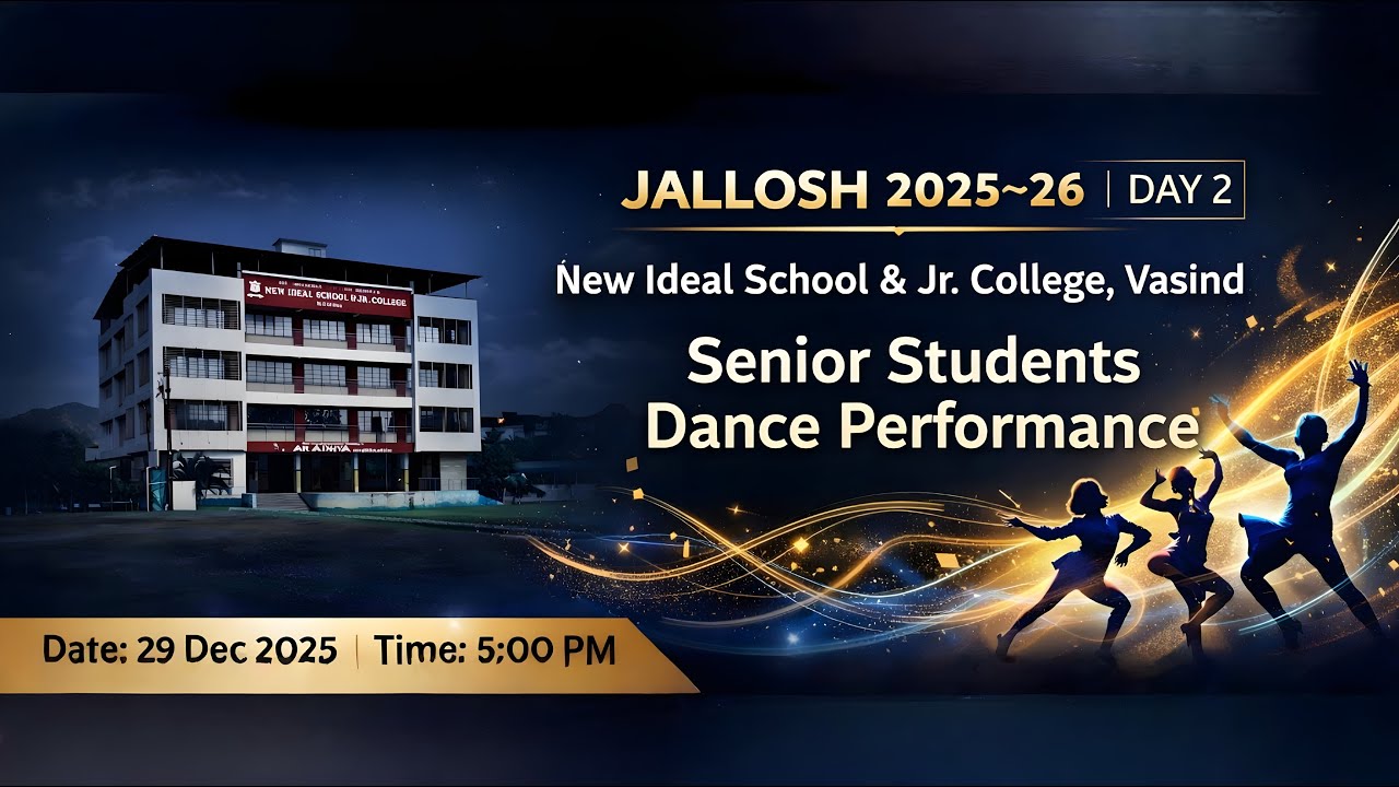 NEW IDEAL SCHOOL & JR. COLLEGE - AARADHYA KINDERGARDEN (JALLOSH 2026)- LIVE