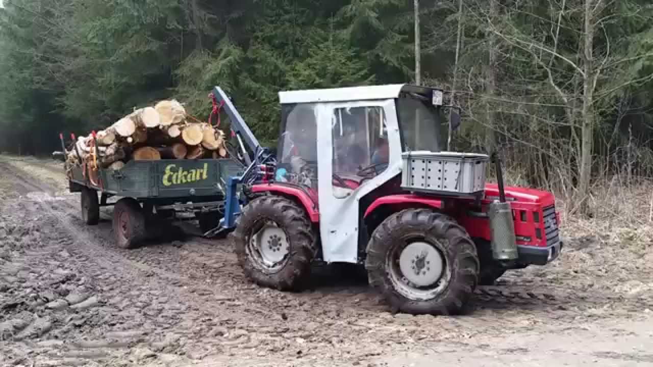 Carraro 5500 im Wald 2