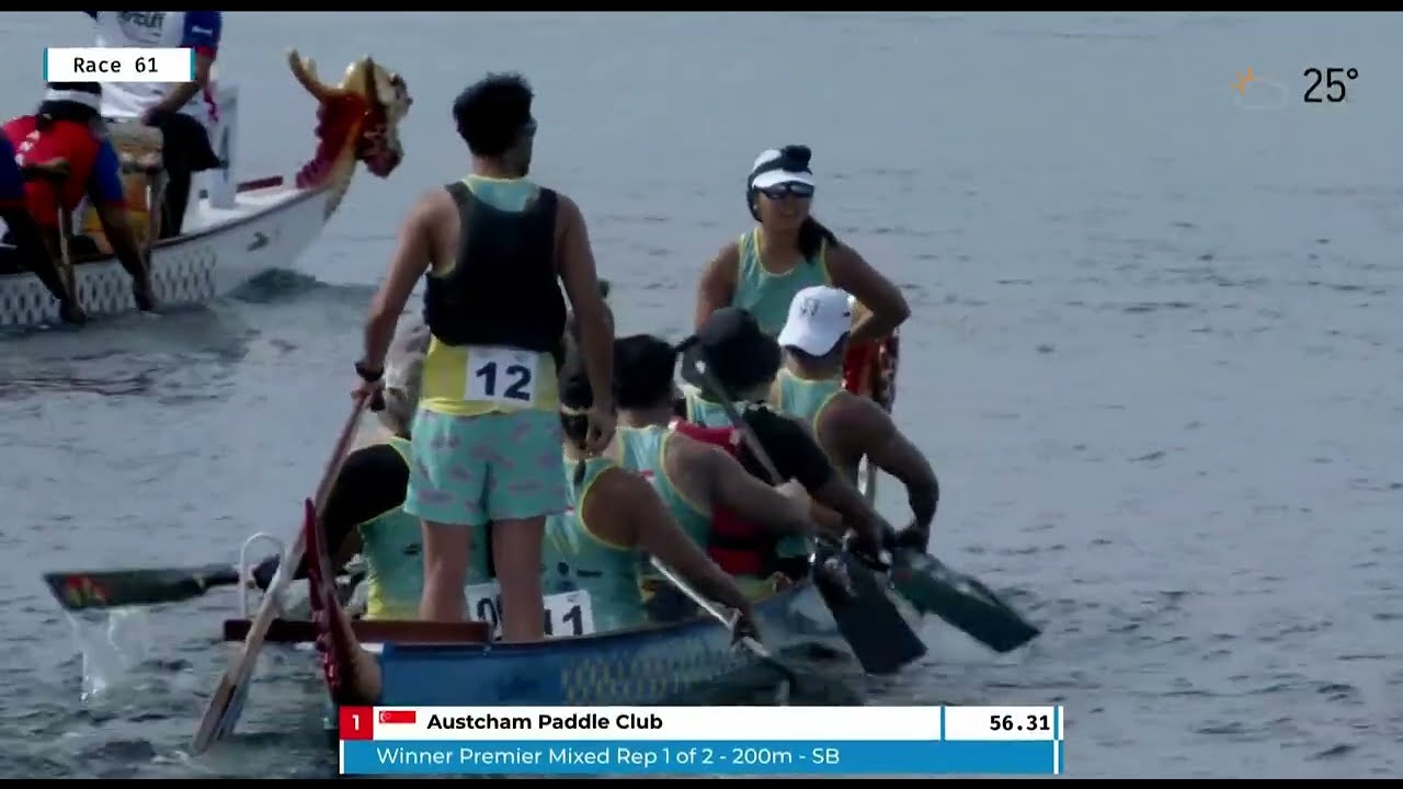 Dragon Boat | AustCham @ CCWC  2024 - Premier Mixed Small Boat 200m (Repechage)