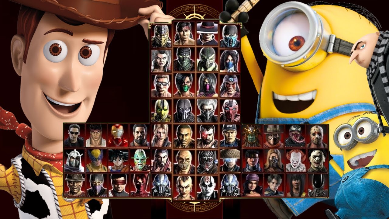 Mortal Kombat 9 - WOODY TOY STORY & MINIONS - Expert Tag Ladder - Gameplay @(1080p) - 60ᶠᵖˢ ✔