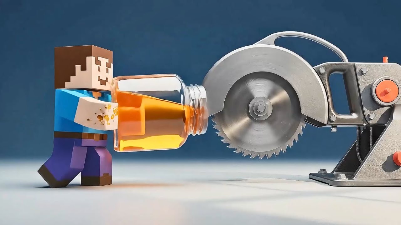 Realistic Minecraft Physics Simulation with Badroom and Dream Bed | Ai Minecraft