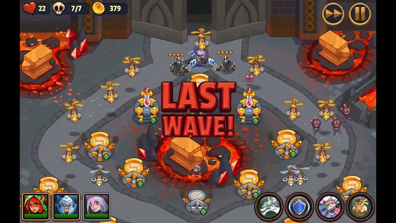 Realm Defense World 5 | Level 130 | Weak Heroes | Campaign Mode | 3 Stars | No Spells | Tartarus