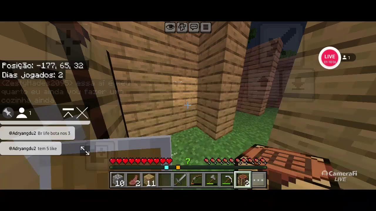 LIVE ONDE MINECRAFT, COLA GERAL