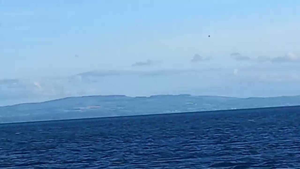 Scenery onboard the Lough Foyle Ferry from Greencastle to Magilligan