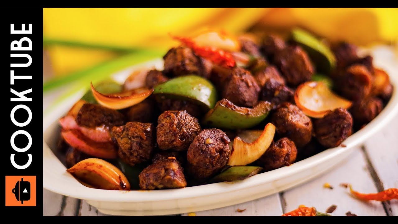 Easy Chilli Soya Recipe | Vegetarian Chinese Recipes