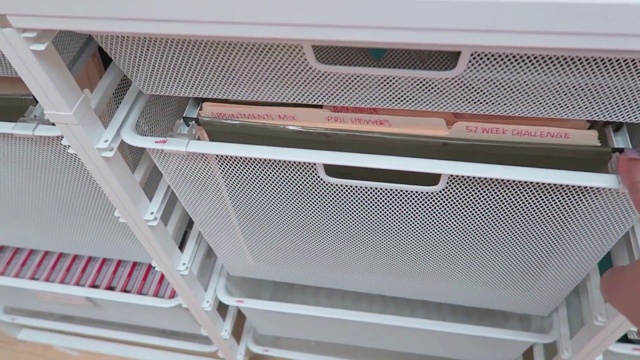 Office organization using Elfa solutions tour