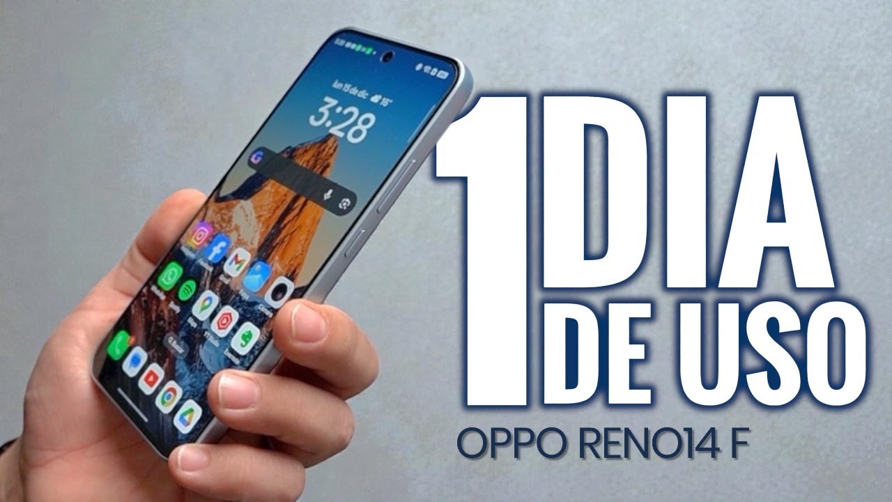 La batería de 6000 mAh en acción: Oppo Reno 14F