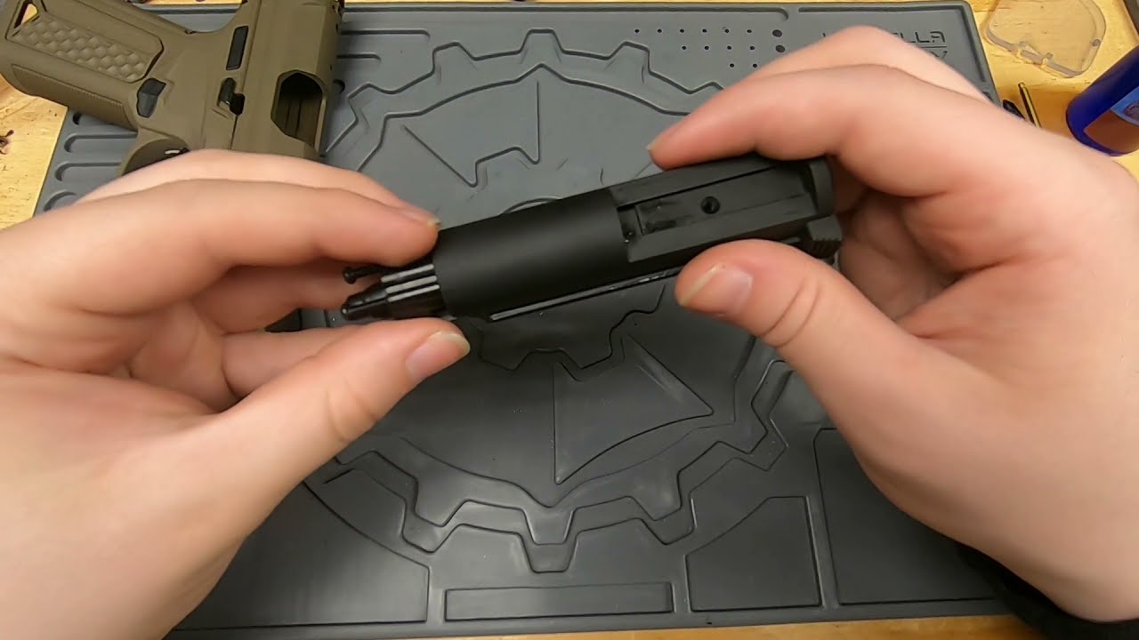 T012🔫 AAP-01 blowback unit bolt disassembly and reassembly | Airsoft toy tech guide