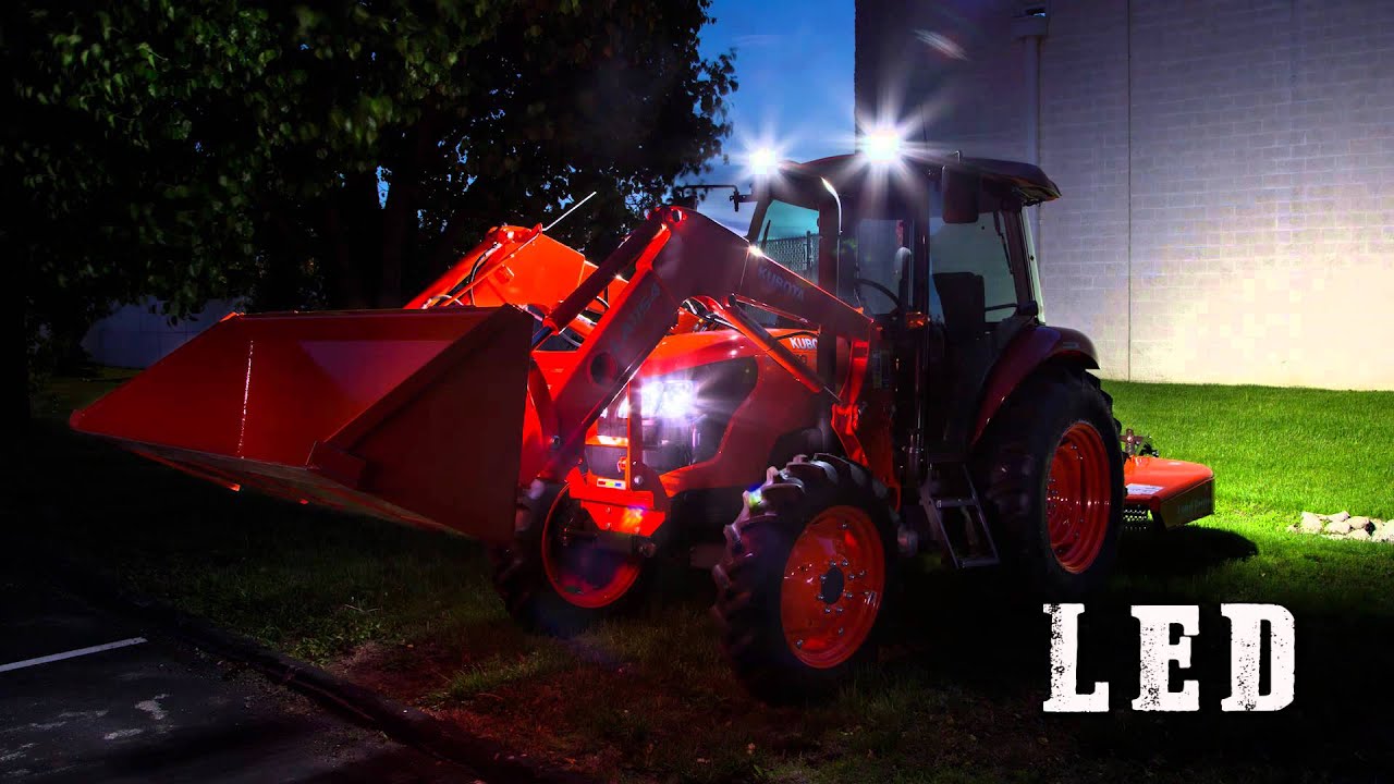 Kubota Tractor changing to LED lighting