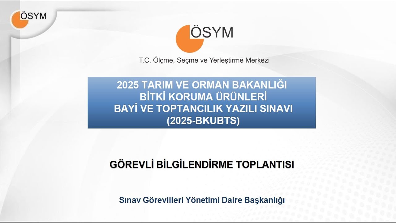 2025   BKUBTS  Görevli Eğitim Sunumu