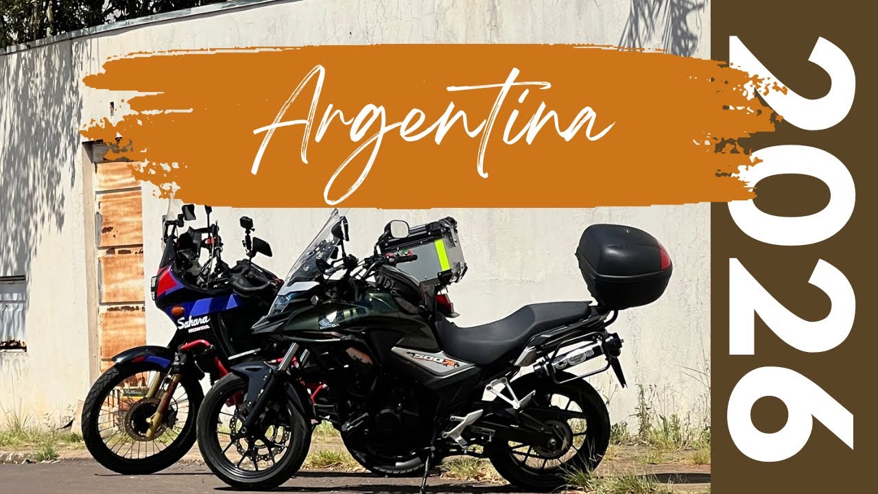 Viagem de Chapecó até a Argentina 2026 de Sahara 350 cilindradas
