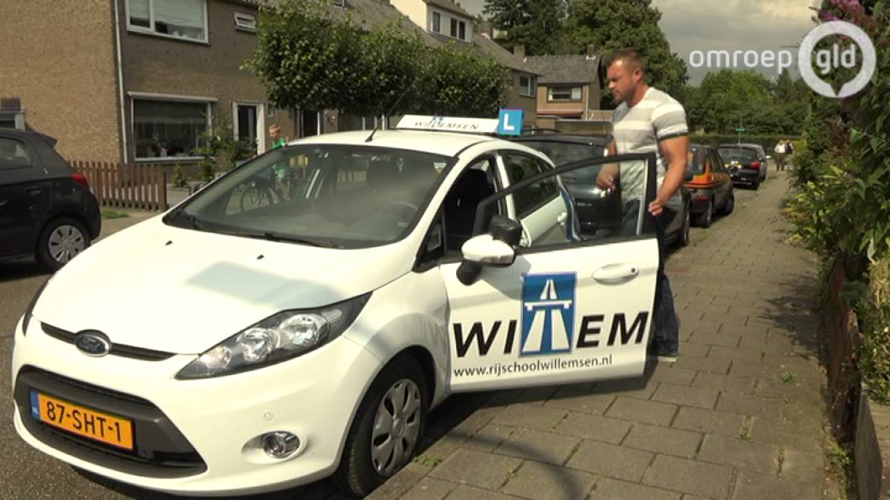Lesauto Dieren in vlammen op