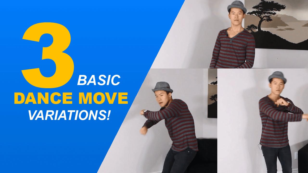 3 Basic Dance Move Variations for guys! MORE step-touch variations