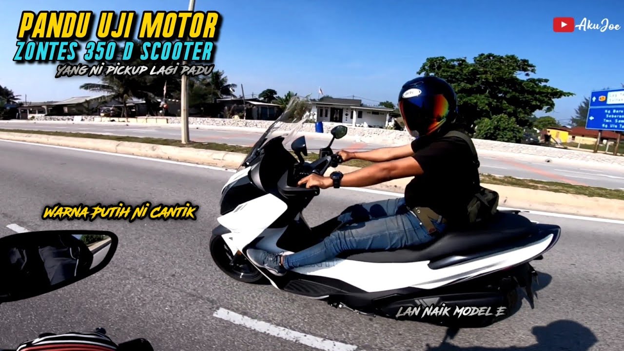 Pandu Uji Zontes 350 D Scooter • Pickup Padu Geng @akujoe