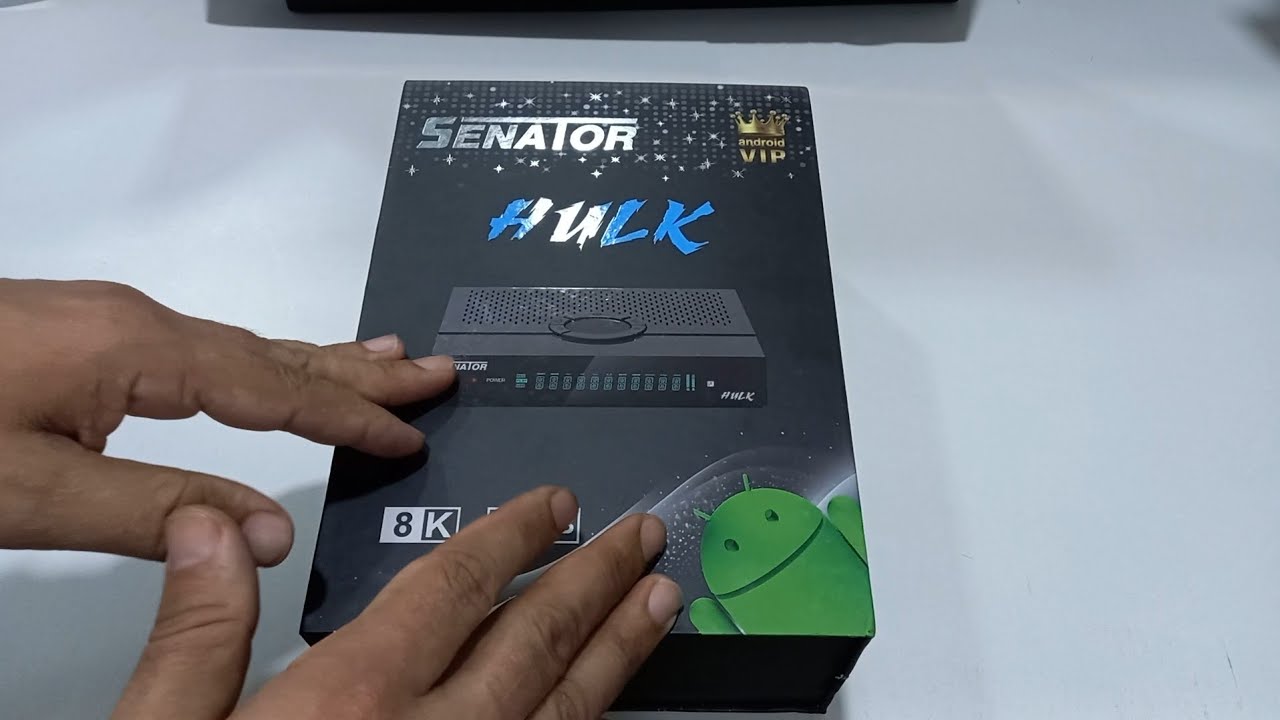 💣تم تسجيل الحضور😲جهاز عملاق SENATOR HULK 8K UHD