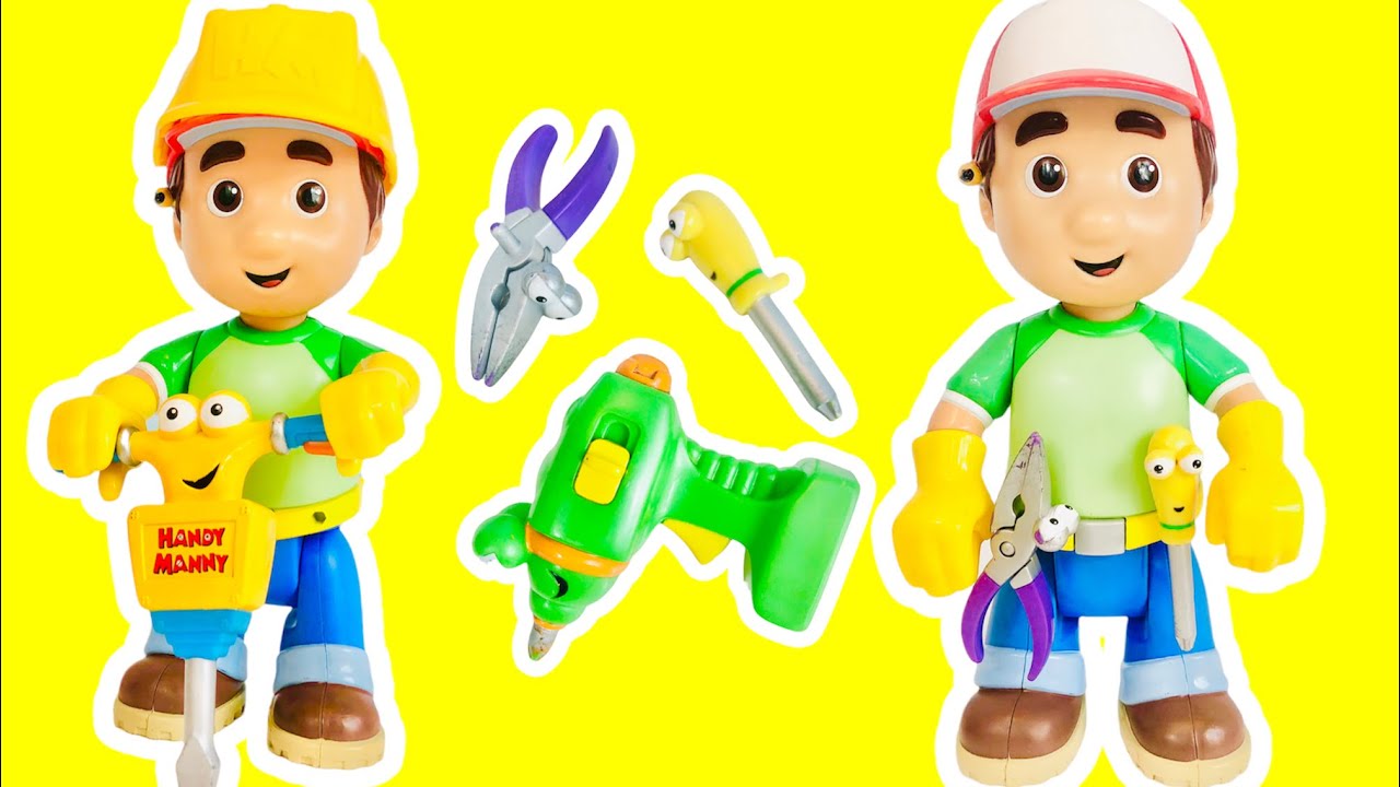 Talking HANDY MANNY Doll LEARNING Tools Toys Videos For Kids