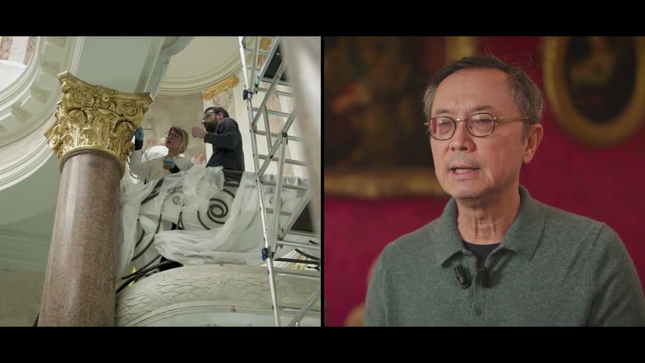ITW de Michel Goutal, la restauration du grand escalier du Musée Jacquemart-André