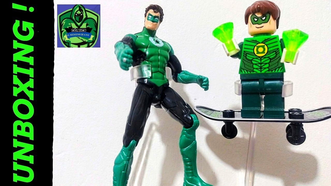 UNBOXING BOOTLEG LINTERNA VERDE! #greenlantern #dccomics #haljordan #unboxing #lego #dc #superhero