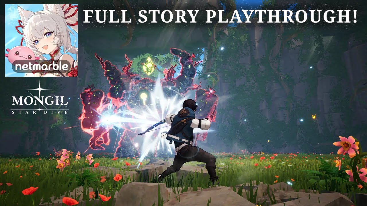 Mongil: Star Dive! Full Story Playthrough For The Exclusive Tokyo Game Show Build! No Commentary