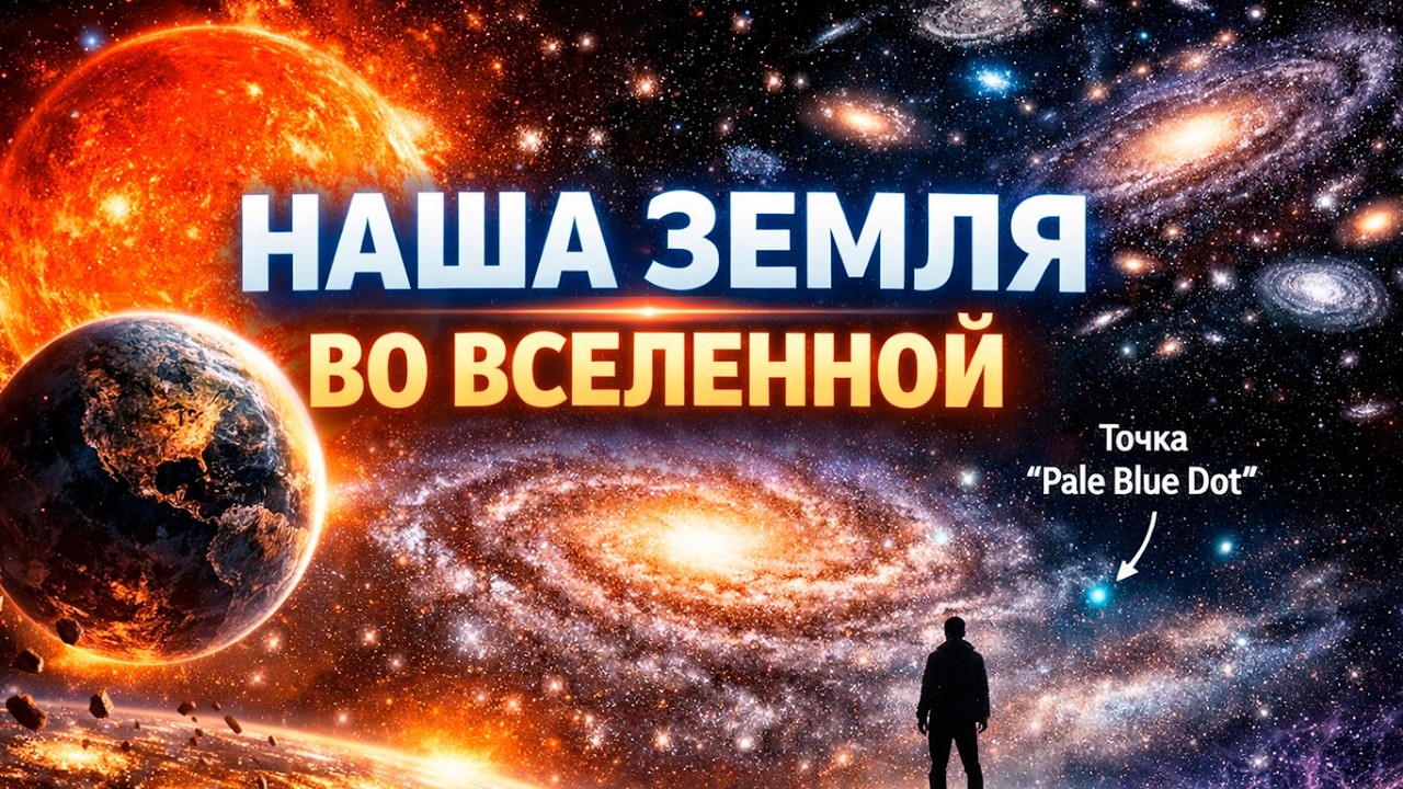 Ты думаешь Земля огромная? Вот насколько она НИЧТОЖНА во Вселенной (и почему это важно)
