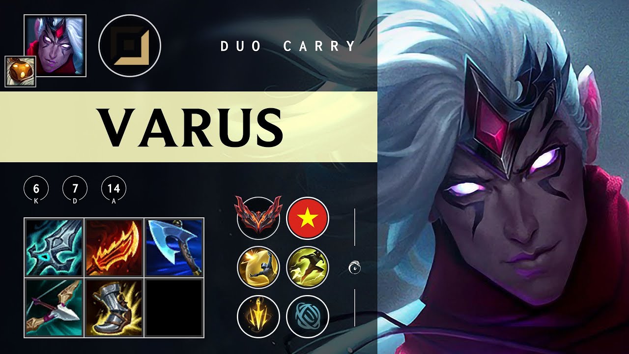 Varus ADC vs Caitlyn - VN Grandmaster Patch 25.22