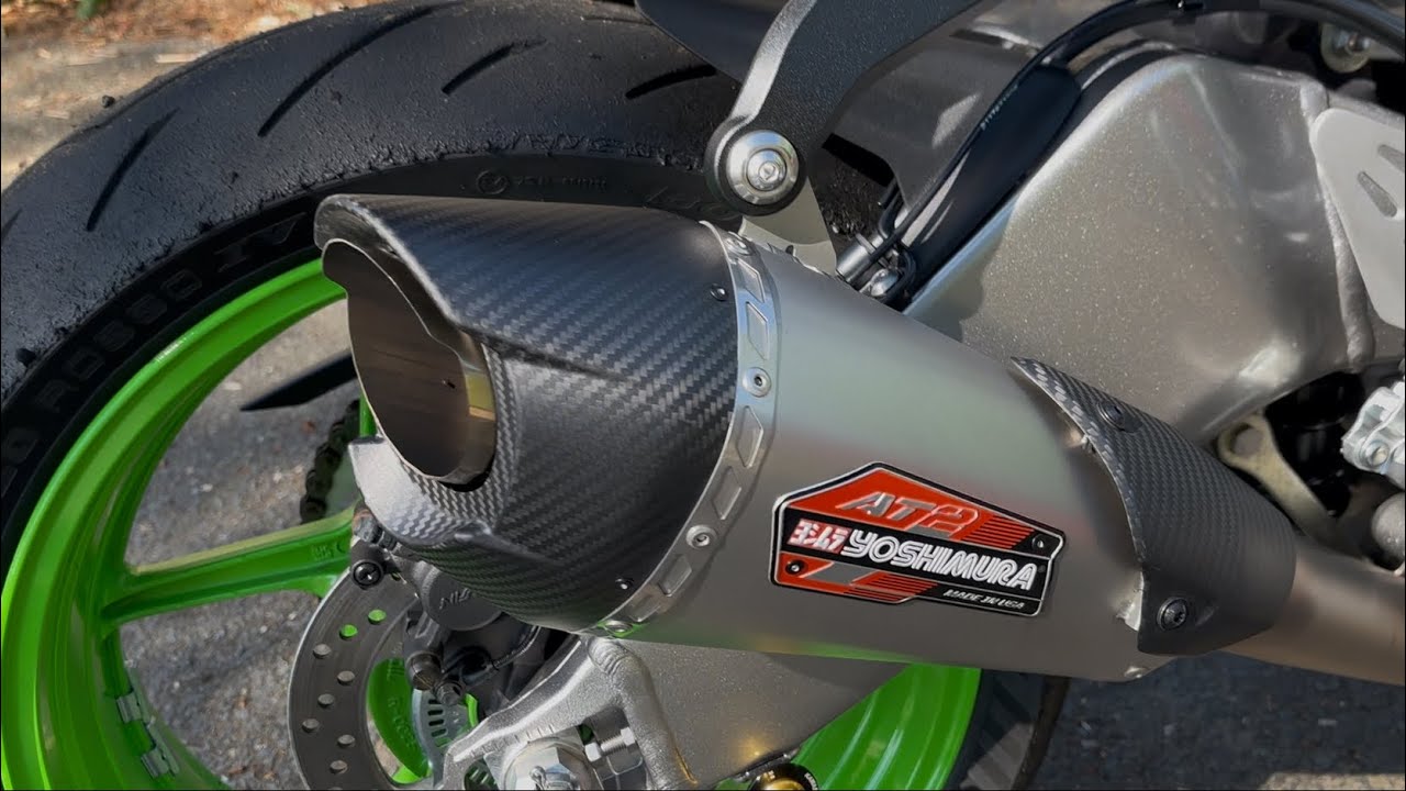 2025 Kawasaki ZX6R | Yoshimura AT2 3/4 System | Corked | Uncorked | Sounds | Review #ninja #zx6r