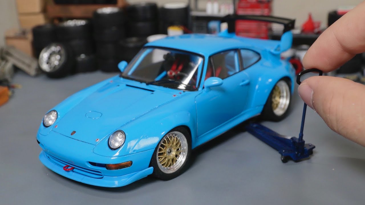 Porsche 911 993 GT2 Clubsport Model Car Full Build Step by Step