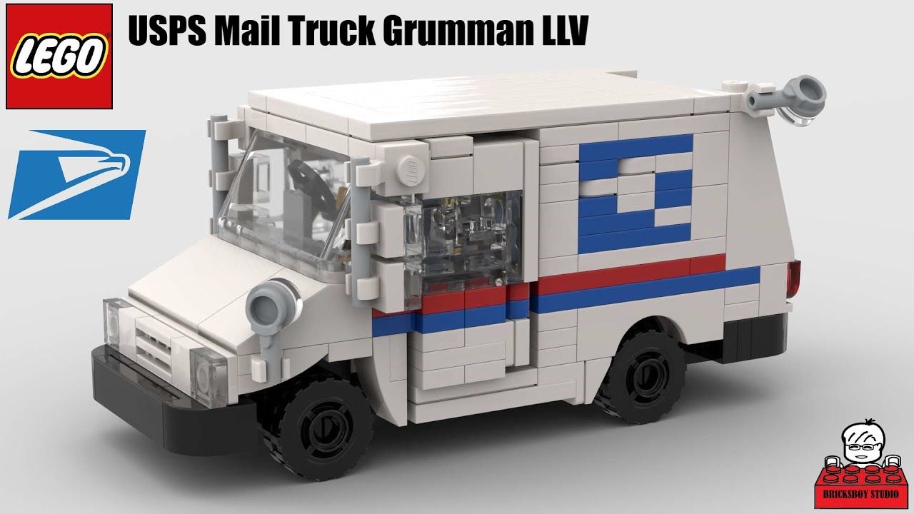 LEGO MOC #70 USPS Mail Truck Grumman LLV
