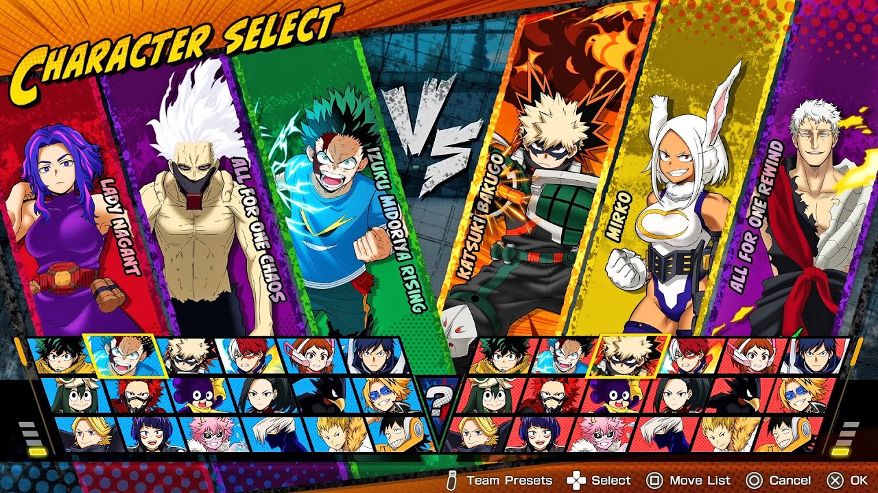 MY HERO ACADEMIA: All's Justice - All Characters & Stages Unlocked (Full Roster)