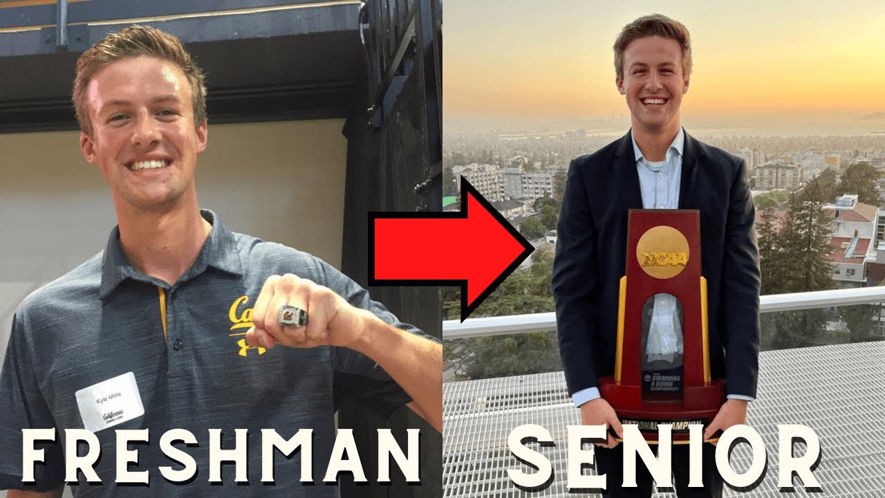4 Years of College Swimming in 4 Minutes