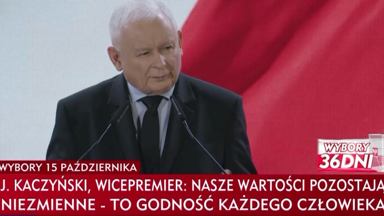 Prezes PiS Jarosław Kaczyński: Będziemy bronić wolności i demokracji
