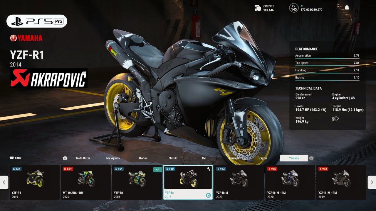 RIDE 5 | Customize Yamaha R1 Big Bang Brutal Akrapovic Sound Gameplay [4K PS5 Pro]