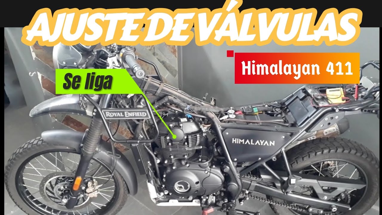 Ajuste de válvulas da Himalayan 411.