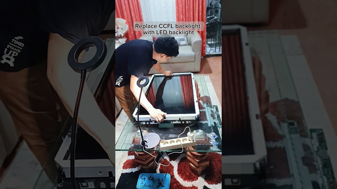 How to modify CCFL to LED backlight. #service #repair  #diy #backlight #ccfl #led #sony