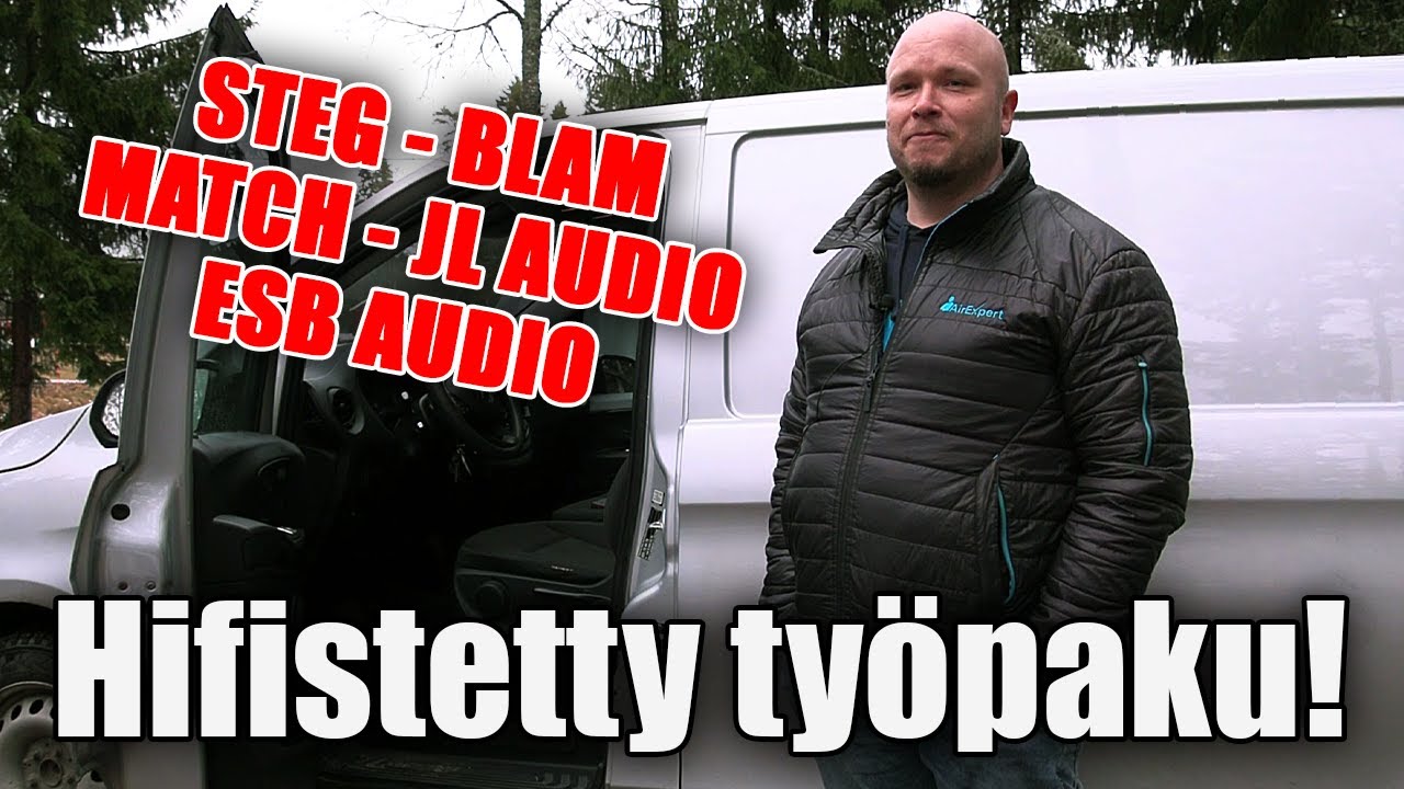 HIFIAUTON ESITTELY | Pasi Holmisen M-B Vito | STEG, BLAM, MATCH, JL AUDIO, ESB AUDIO