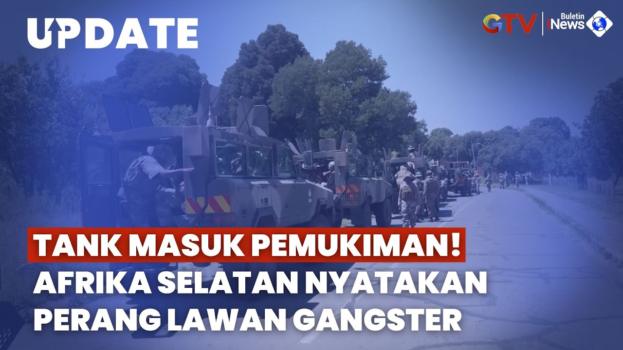Johannesburg Jadi Medan Perang, Militer SANDF Gempur Markas Geng dan Mafia Tambang!