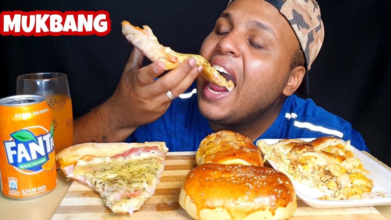 SALGADOS DE PADARIA PARTE 2 + HISTÓRIA (MUKBANG) LUCAS ASMR