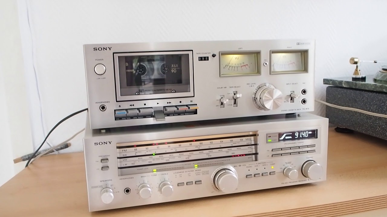 Sony STR 434L +Sony TC-K15 Tape Deck