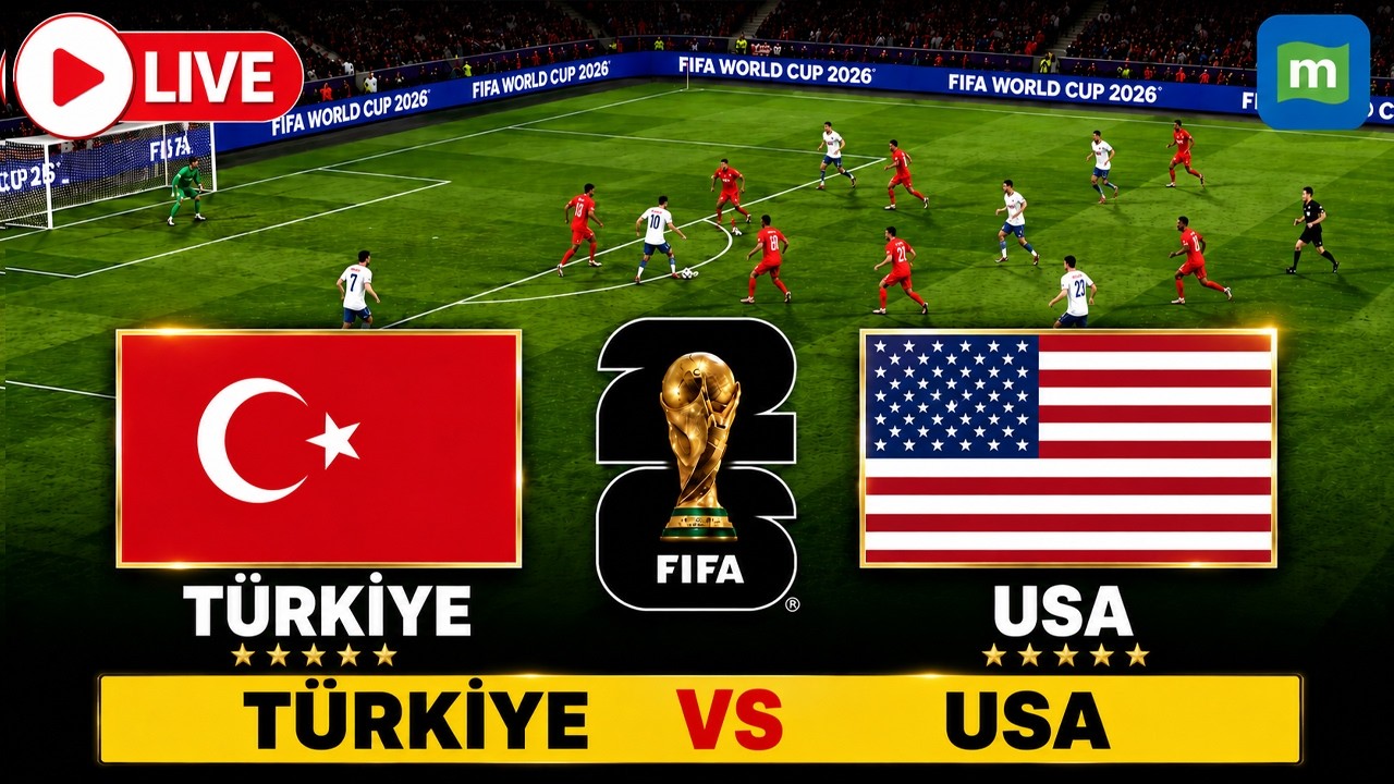 Turkiye vs USA LIVE from Los Angeles Stadium | FIFA World Cup 2026 | TUR vs USA LIVE Football Match
