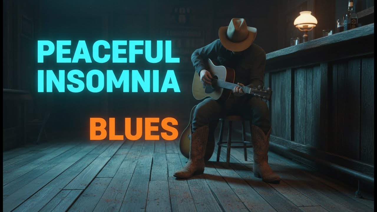 Relaxing Blues and Rock Ballads – Soothing Guitar for Peaceful Insomnia🎸