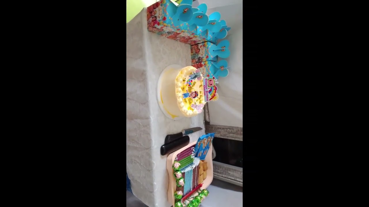 Celebrating my daughter's 3rd birthday 🎉 (she was so happy)