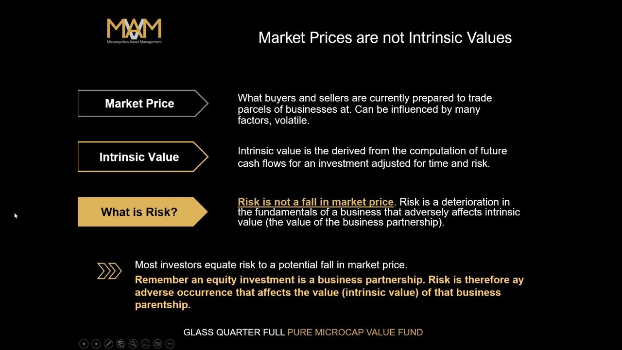 Pure Microcap Value Fund: Glass quarter full.