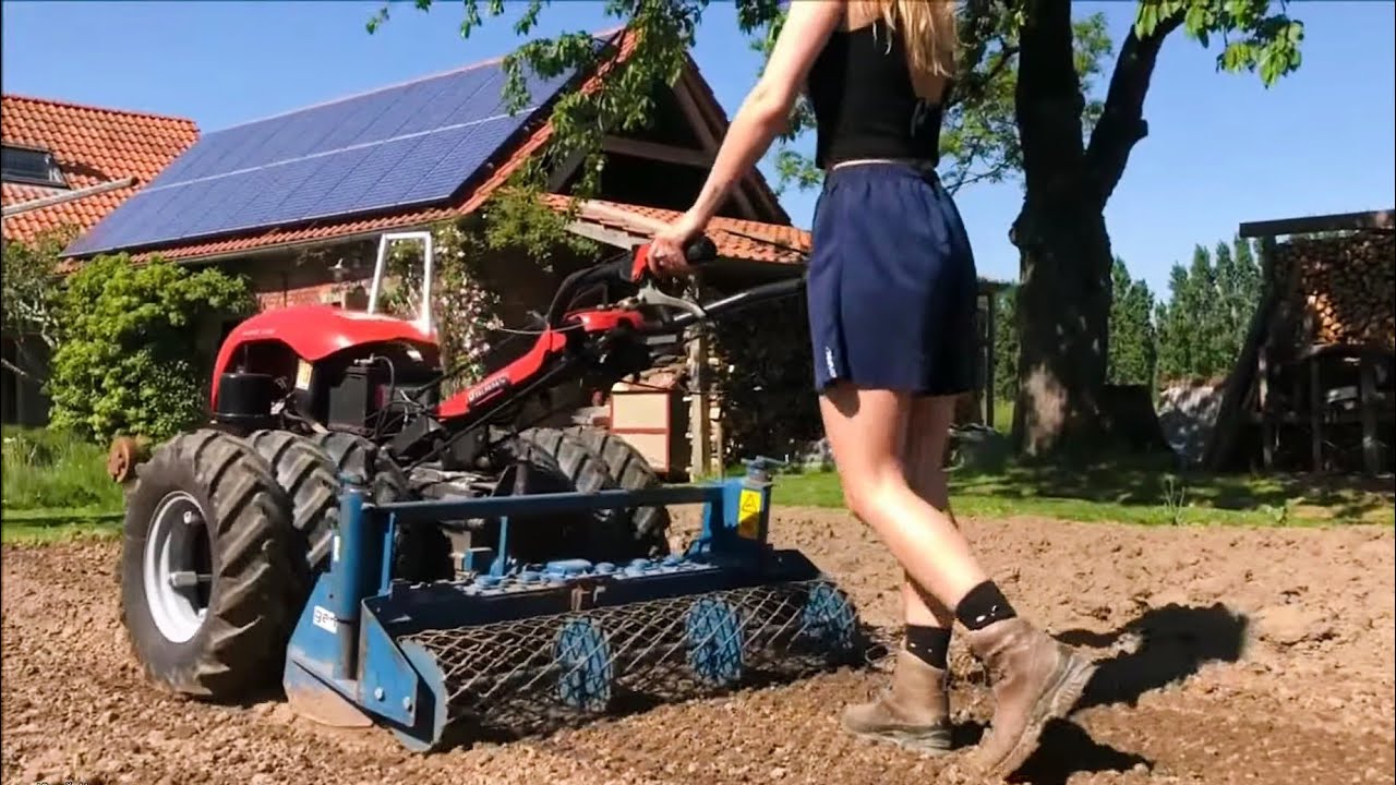 Unique walk-behind tractors from different countries of the world, video selection