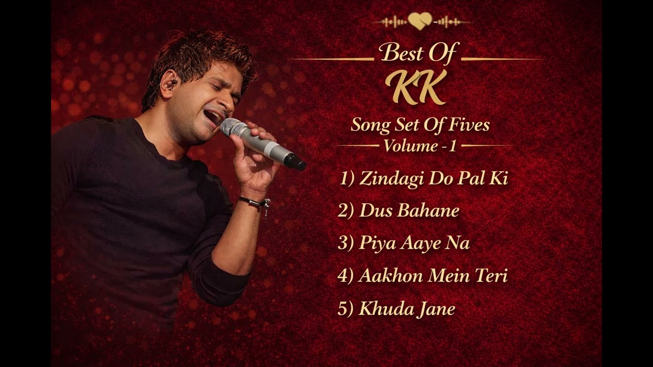 Best of KK Songs | Romantic Bollywood Hits volume 1| Set of 5 | SwarIshq
