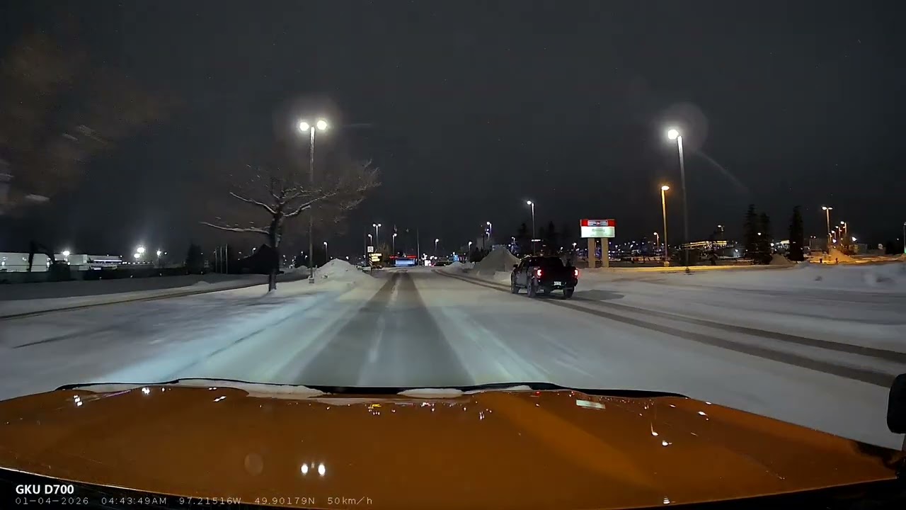 Winter Driving to Winnipeg Richardson Airport